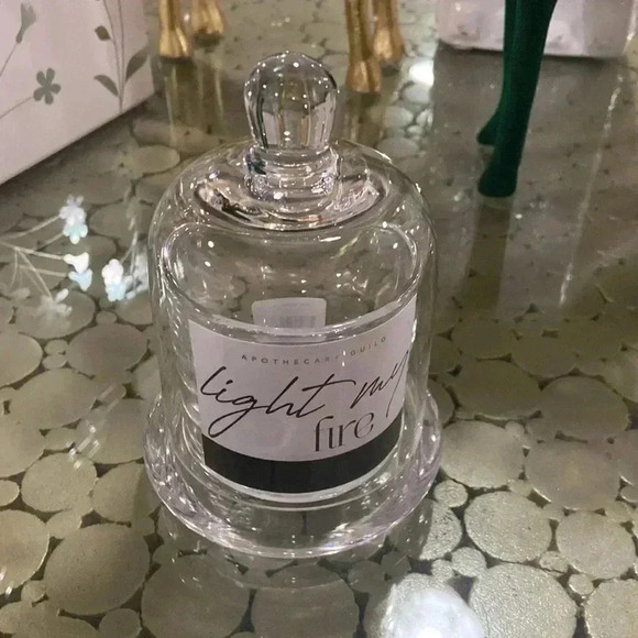 ZODAX Glass Jar with Pink Matches “Light My Fire” Apothecary Guild - NIB - Picture 4 of 6